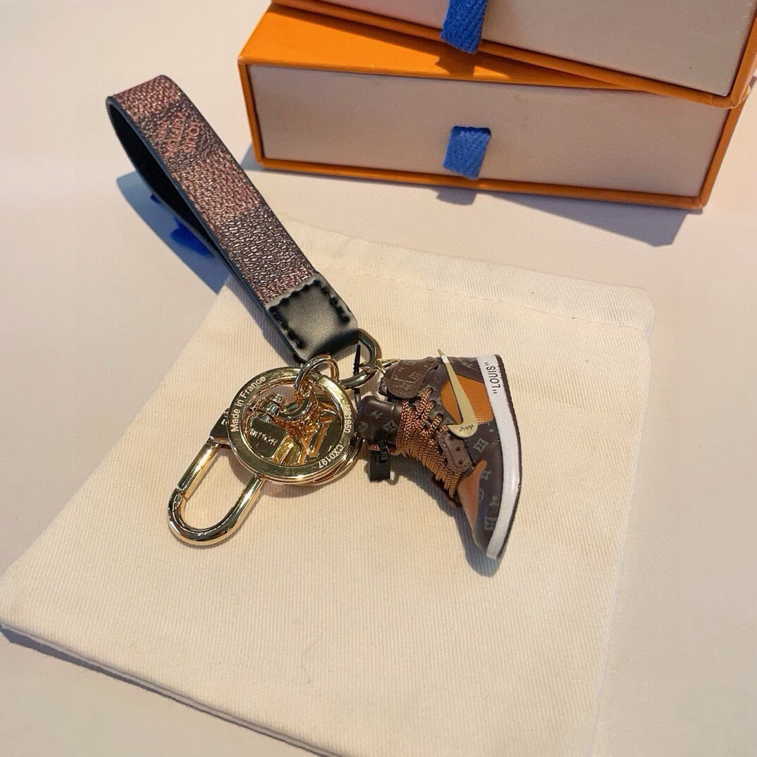 Canvas Bag Charm Keychain