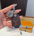LOUIS VUITTON Logo Bag Charm Keychain