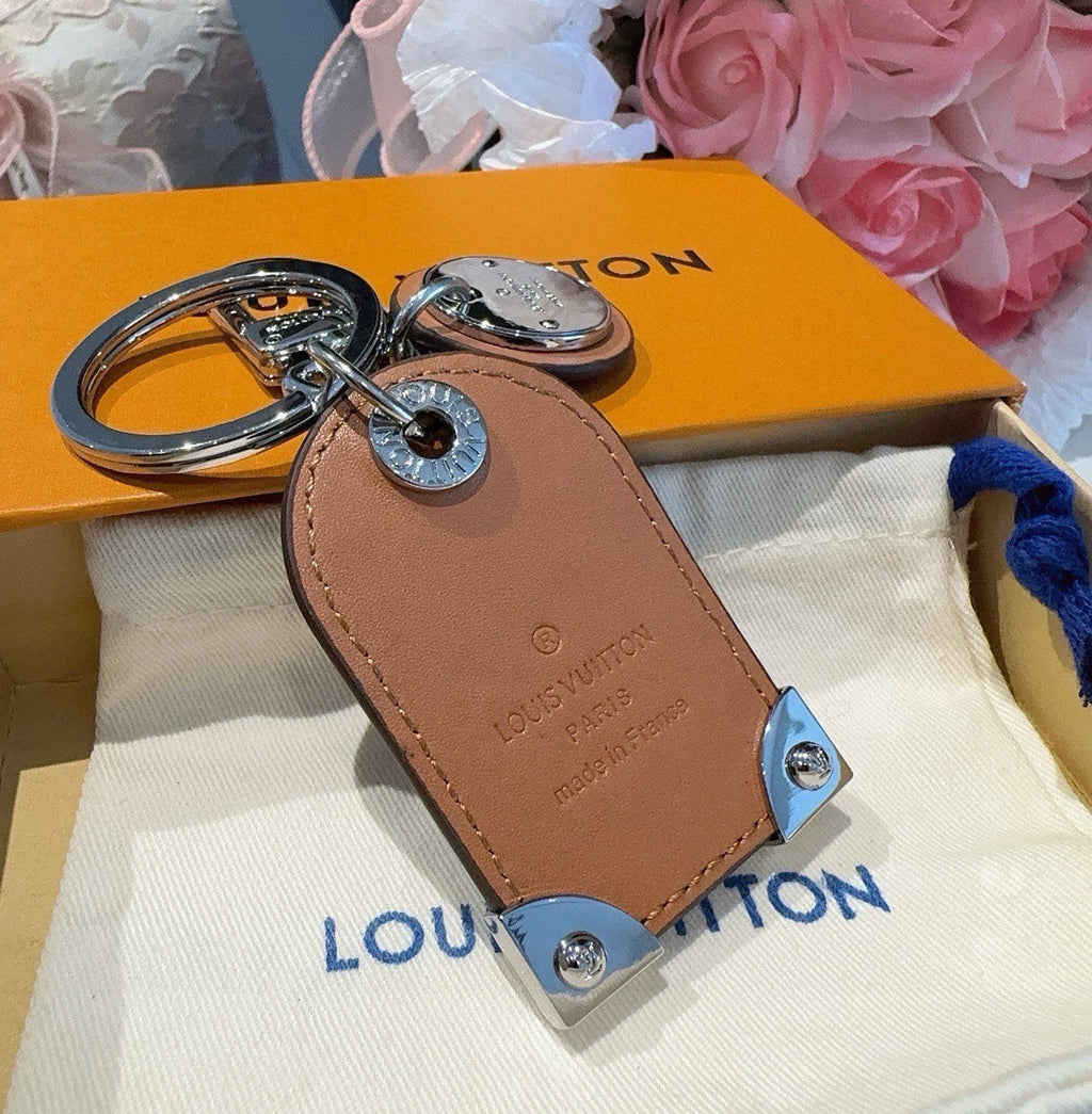 LOUIS VUITTON Logo Bag Charm Keychain