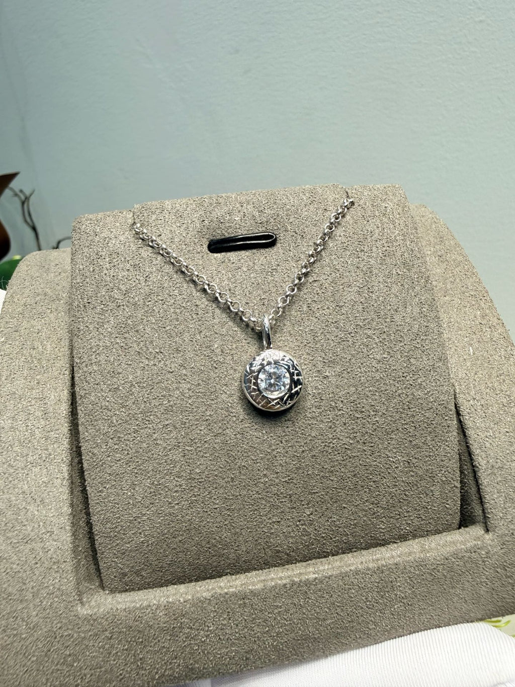 Crystal Vintage Cross Layered Necklace