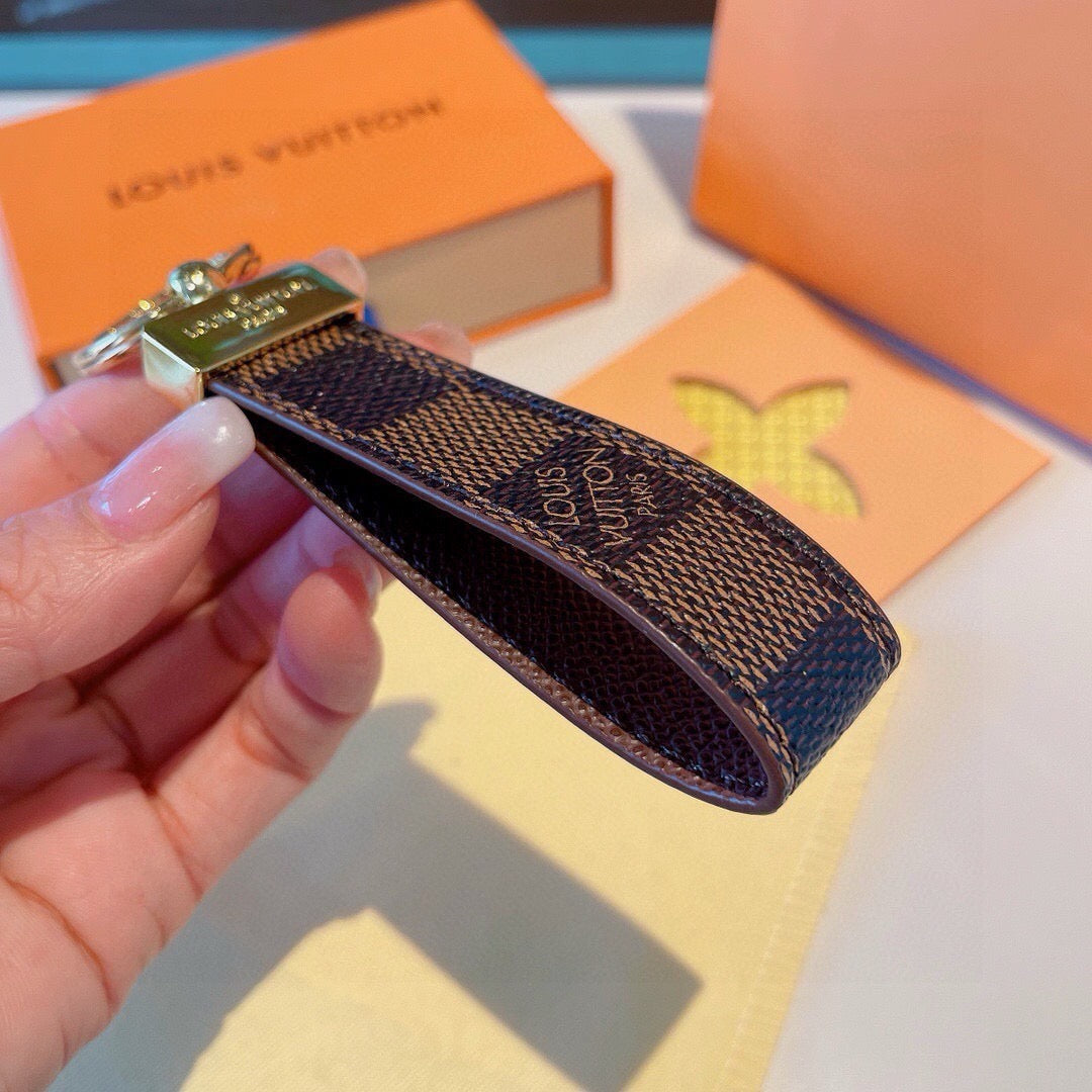 LOUIS VUITTON Canvas Keychain