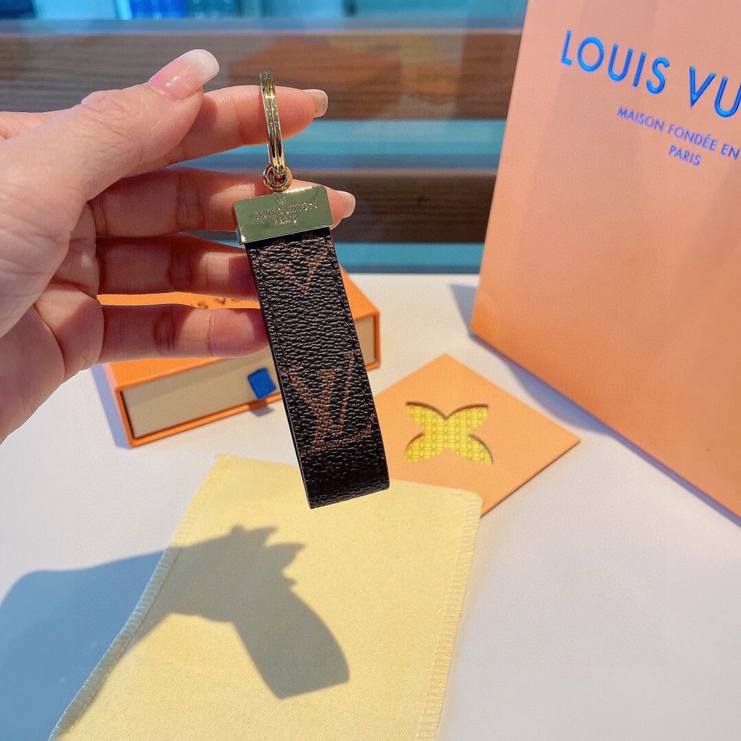 LOUIS VUITTON Canvas Keychain