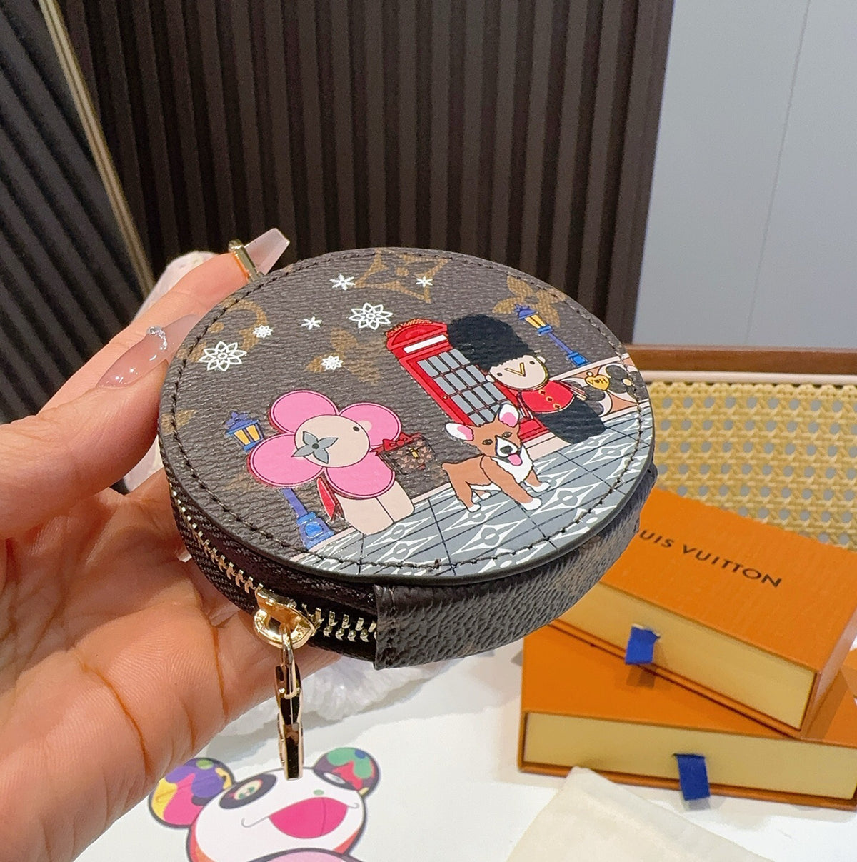 LOUIS VUITTON Canvas Mini Bag Bag Charm