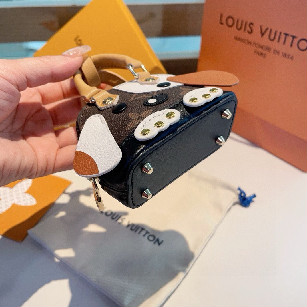 LOUIS VUITTON Metal Logo Mini Bag Bag Charm