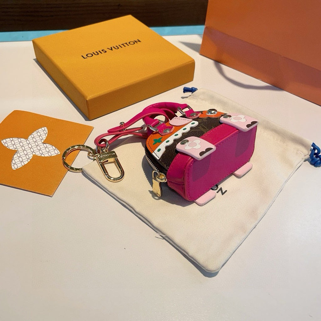 LOUIS VUITTON Metal Logo Mini Bag Bag Charm