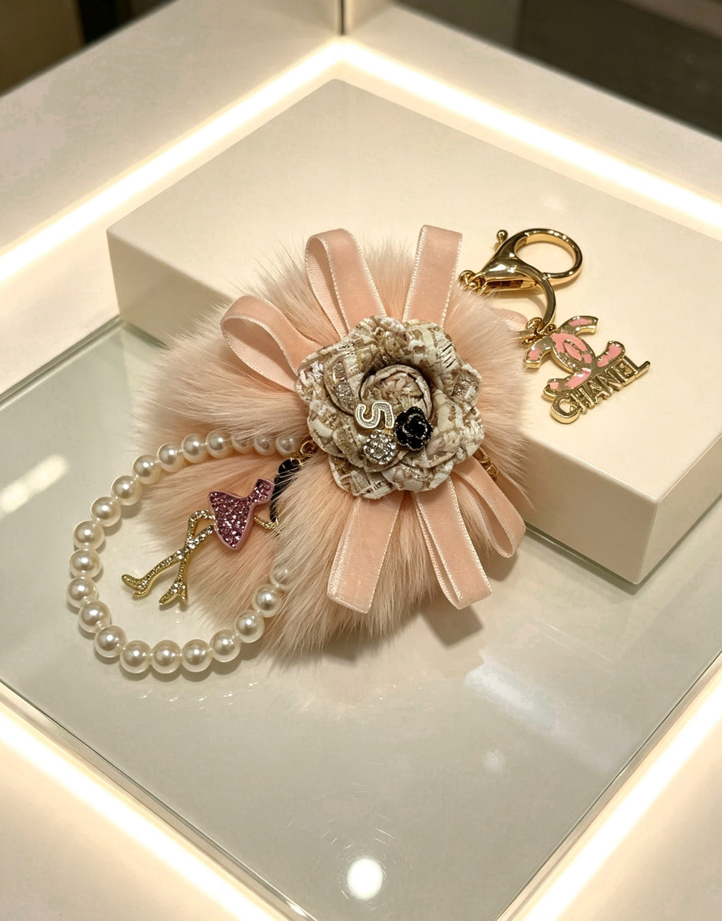 CHANEL Bag Charm Keychain