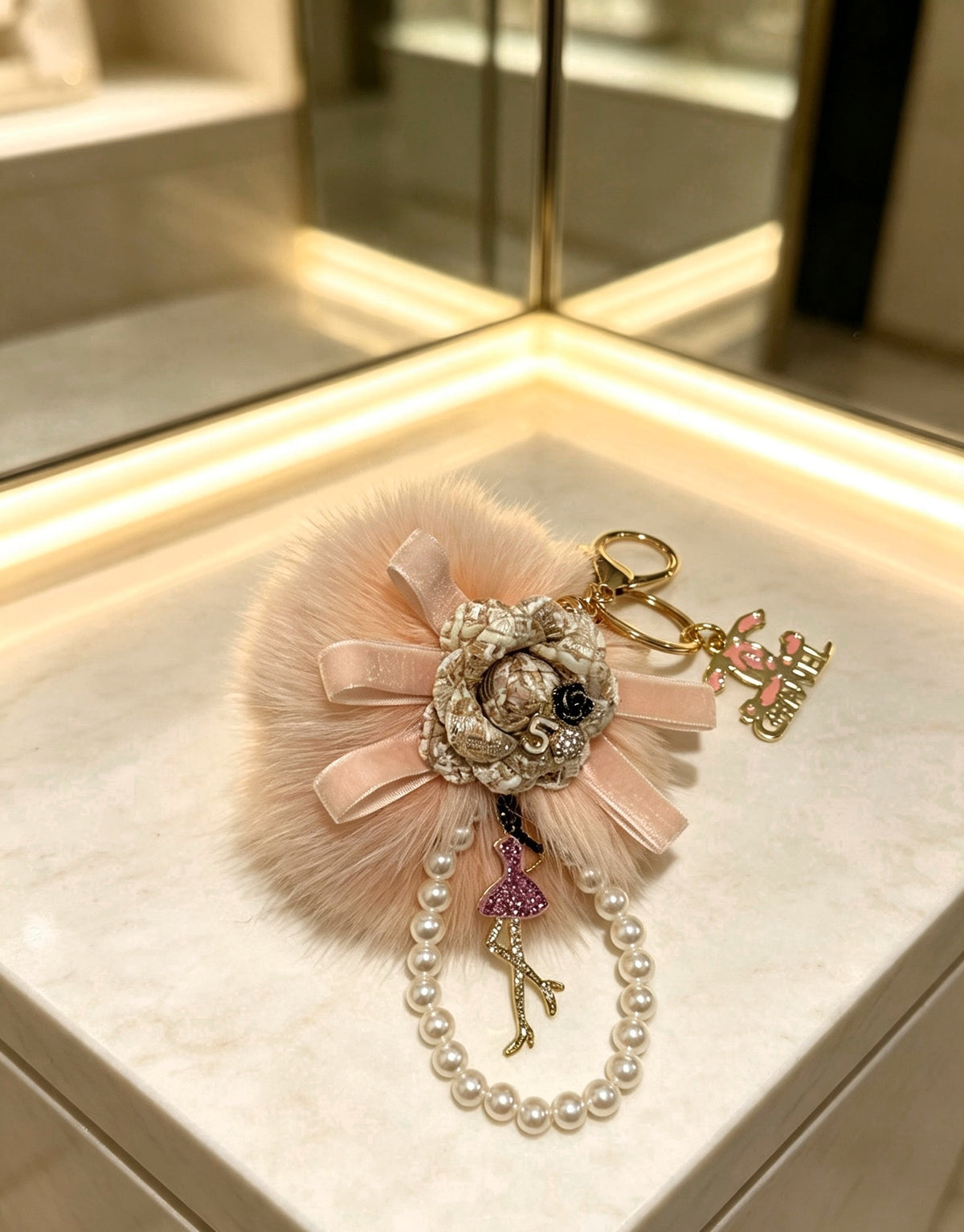 CHANEL Bag Charm Keychain
