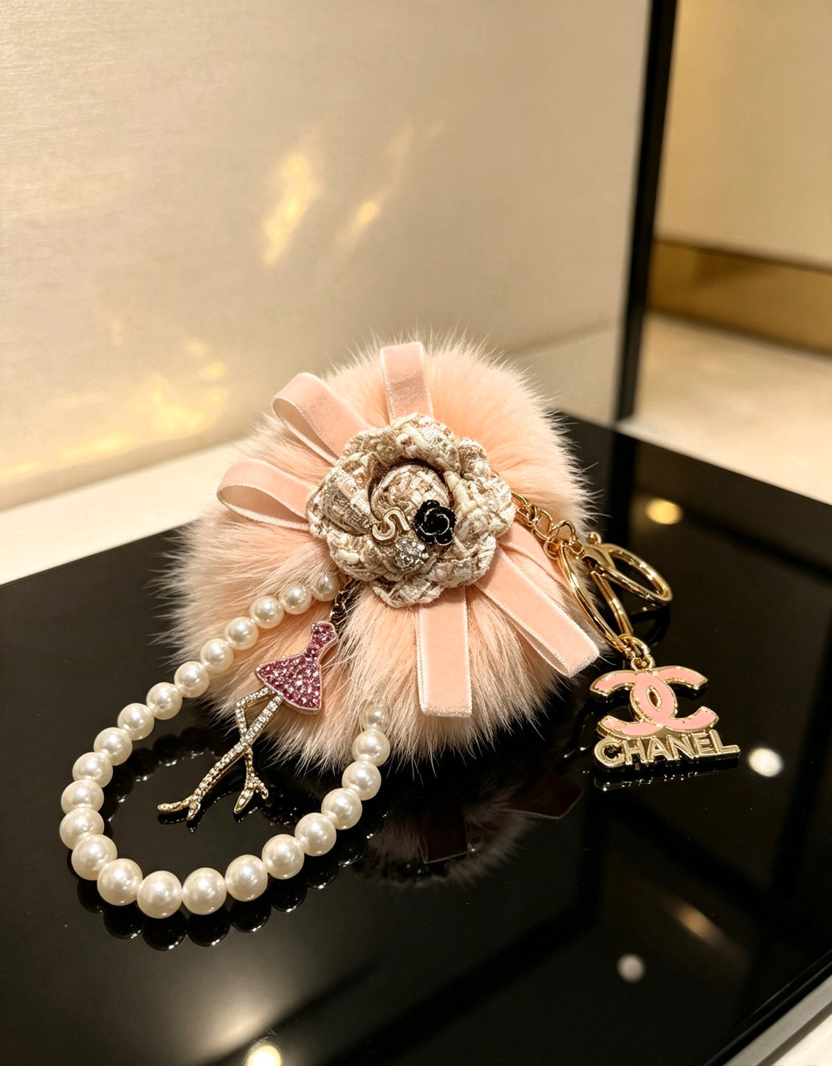 CHANEL Bag Charm Keychain