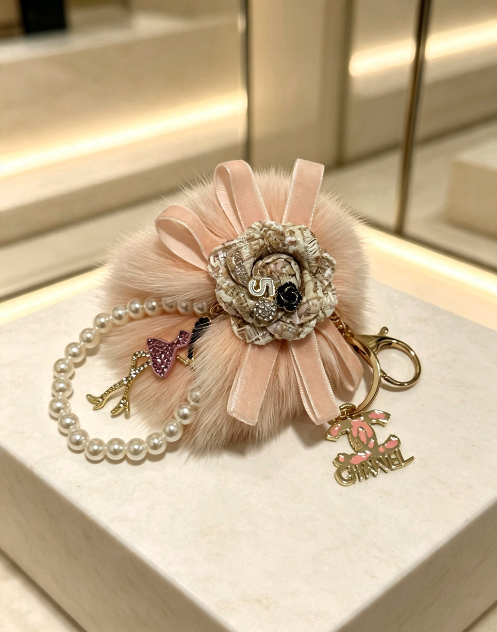 CHANEL Bag Charm Keychain