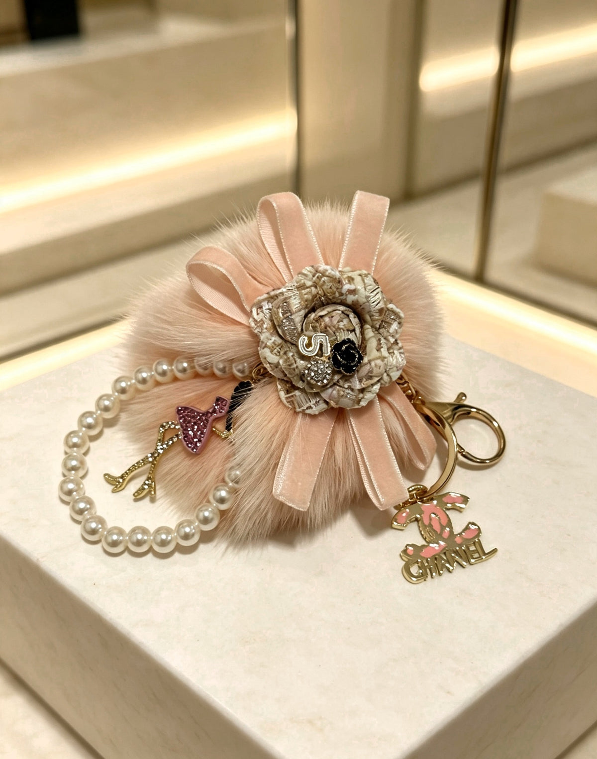 CHANEL Bag Charm Keychain
