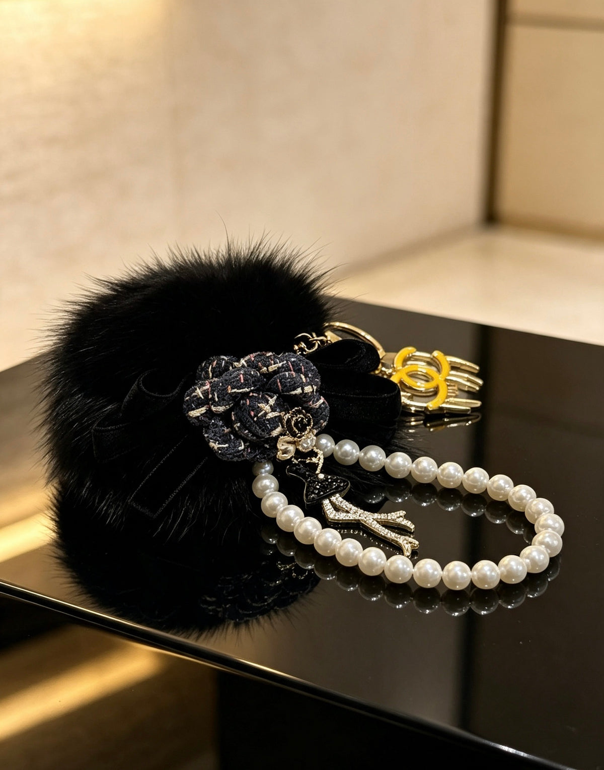 CHANEL Bag Charm Keychain