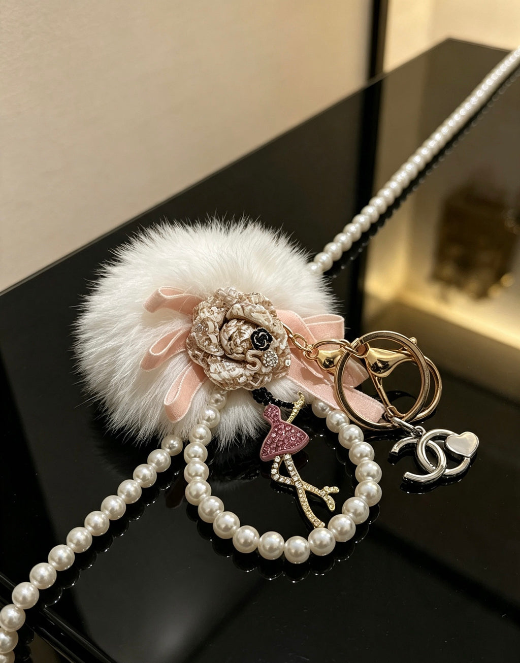 CHANEL Bag Charm Keychain