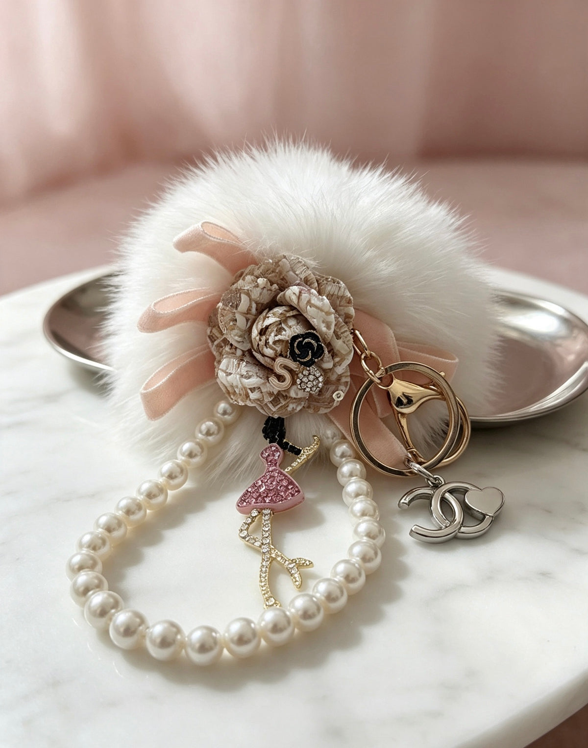 CHANEL Bag Charm Keychain