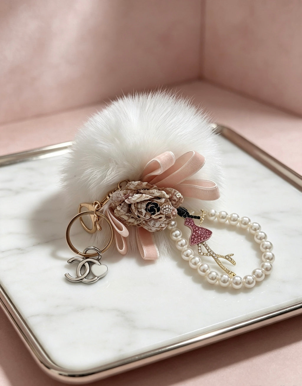 CHANEL Bag Charm Keychain