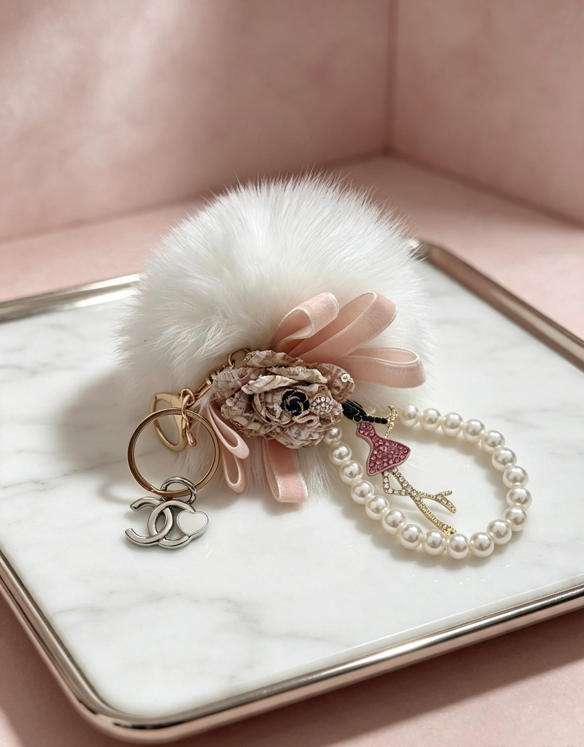 CHANEL Bag Charm Keychain