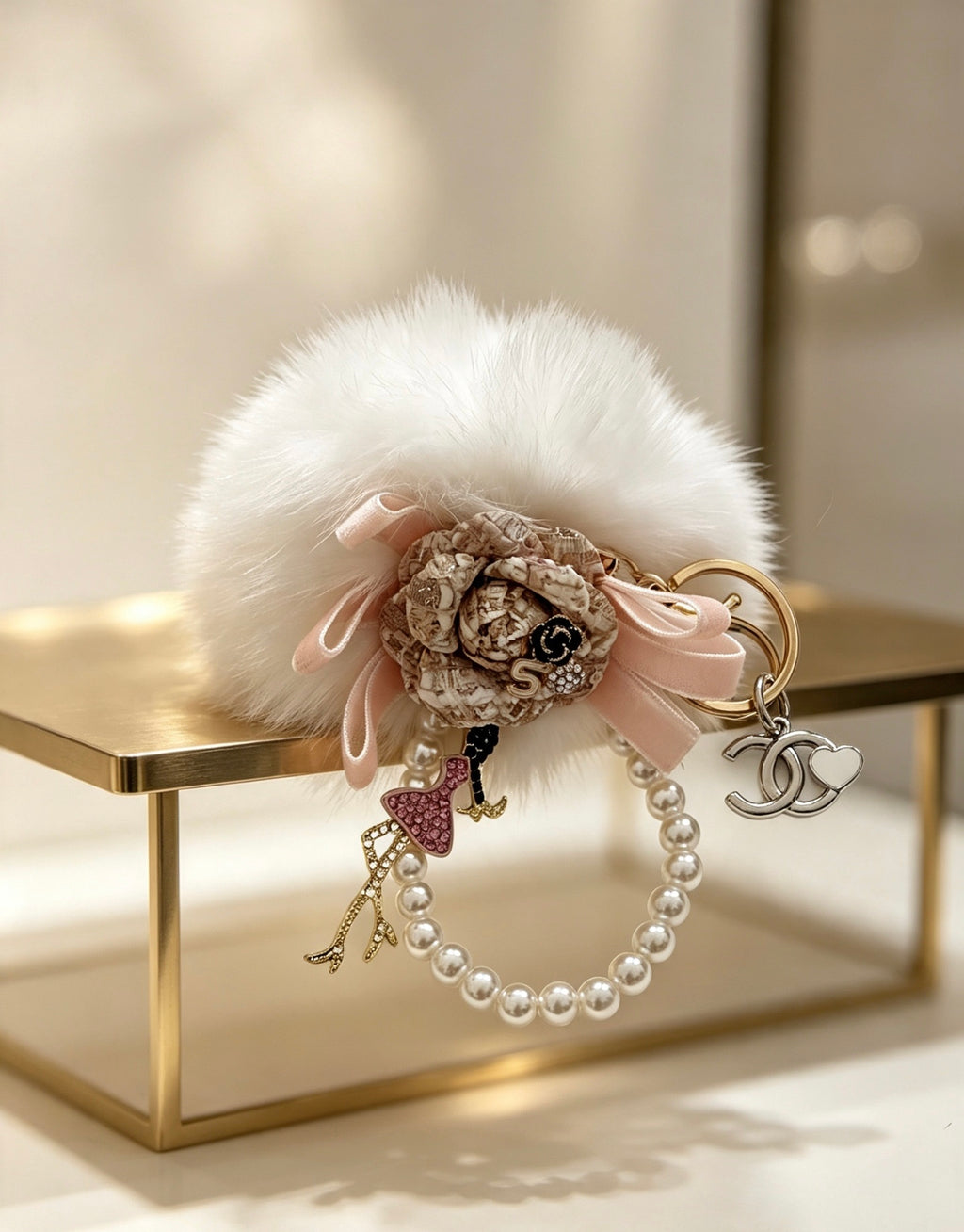 CHANEL Bag Charm Keychain
