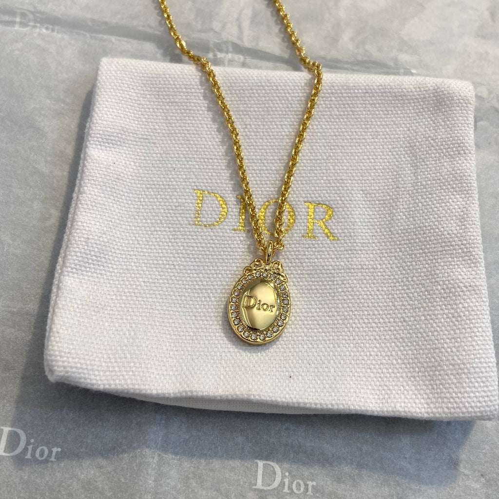 DIOR Vintage Bow Necklace