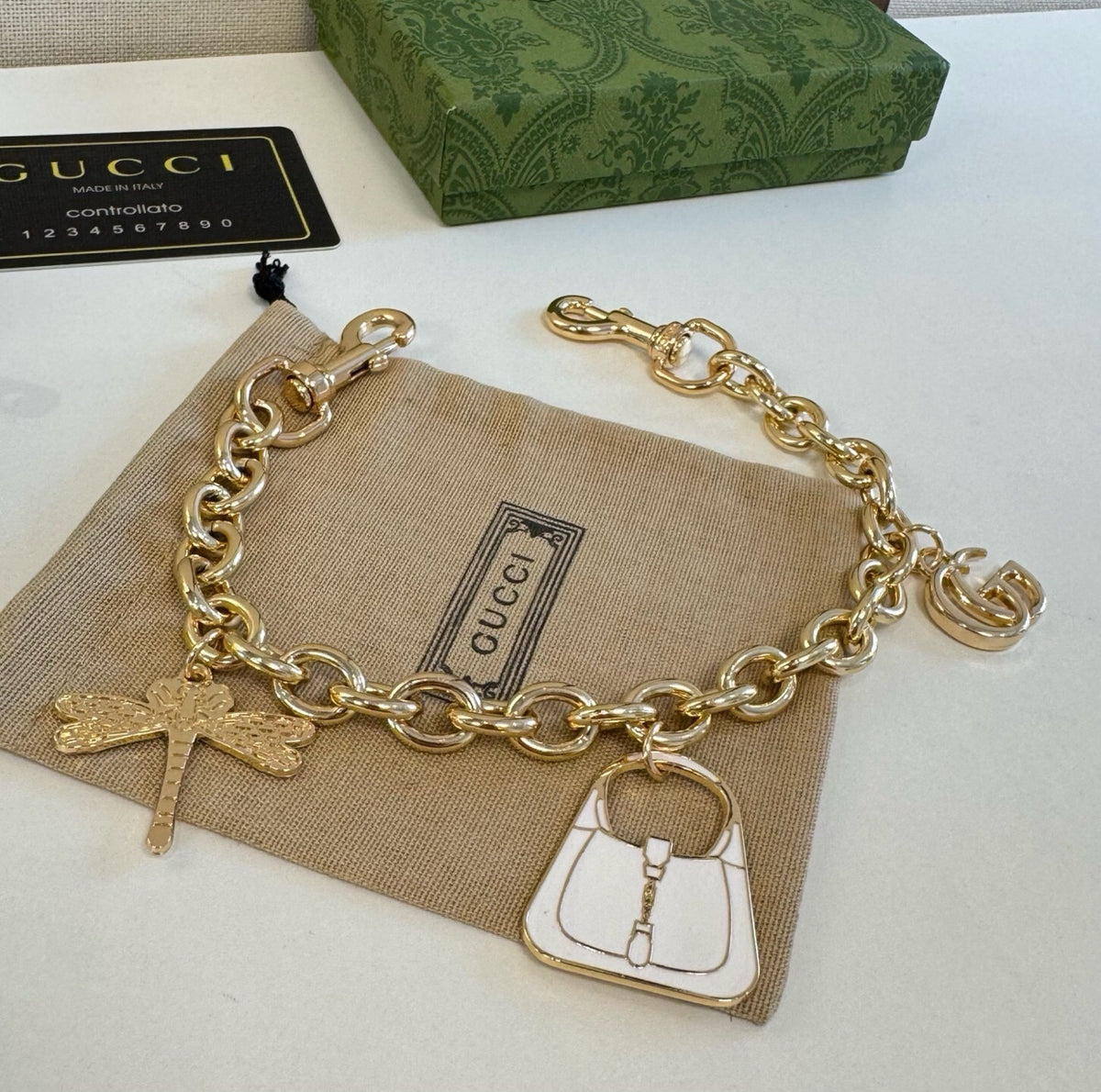 GUCCI Bag Charm Keychain