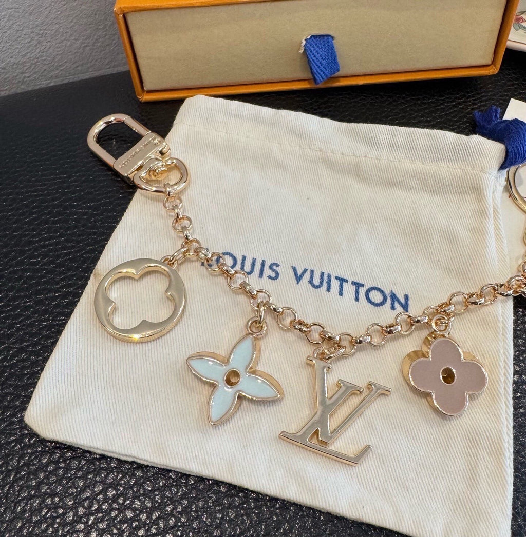 LOUIS VUITTON Canvas Bag Charm Keychain