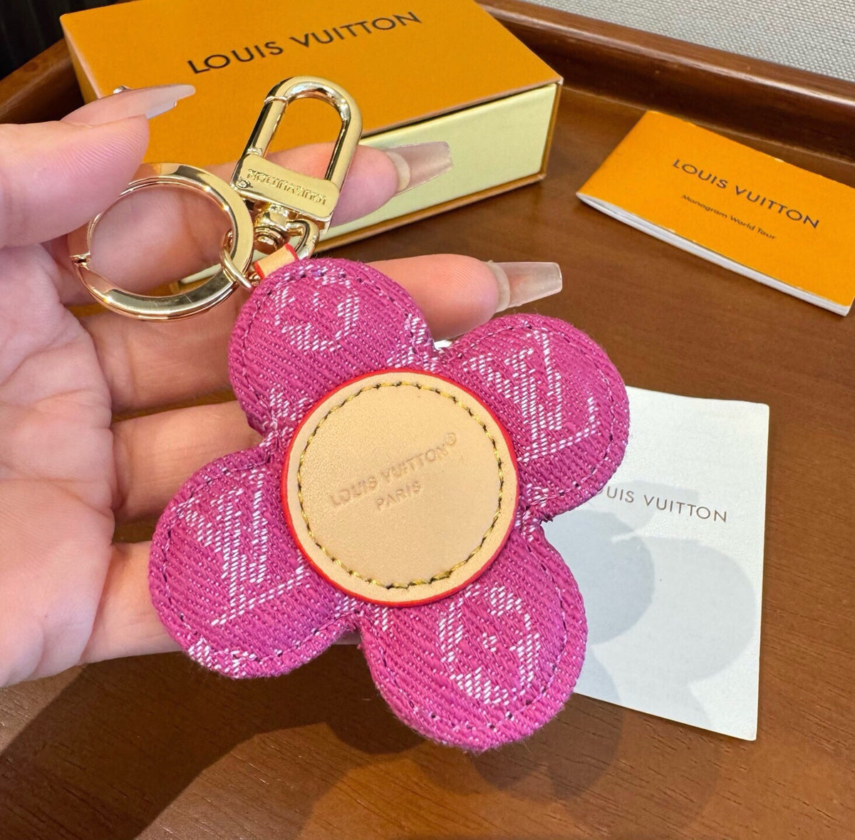 LOUIS VUITTON Bag Charm Keychain