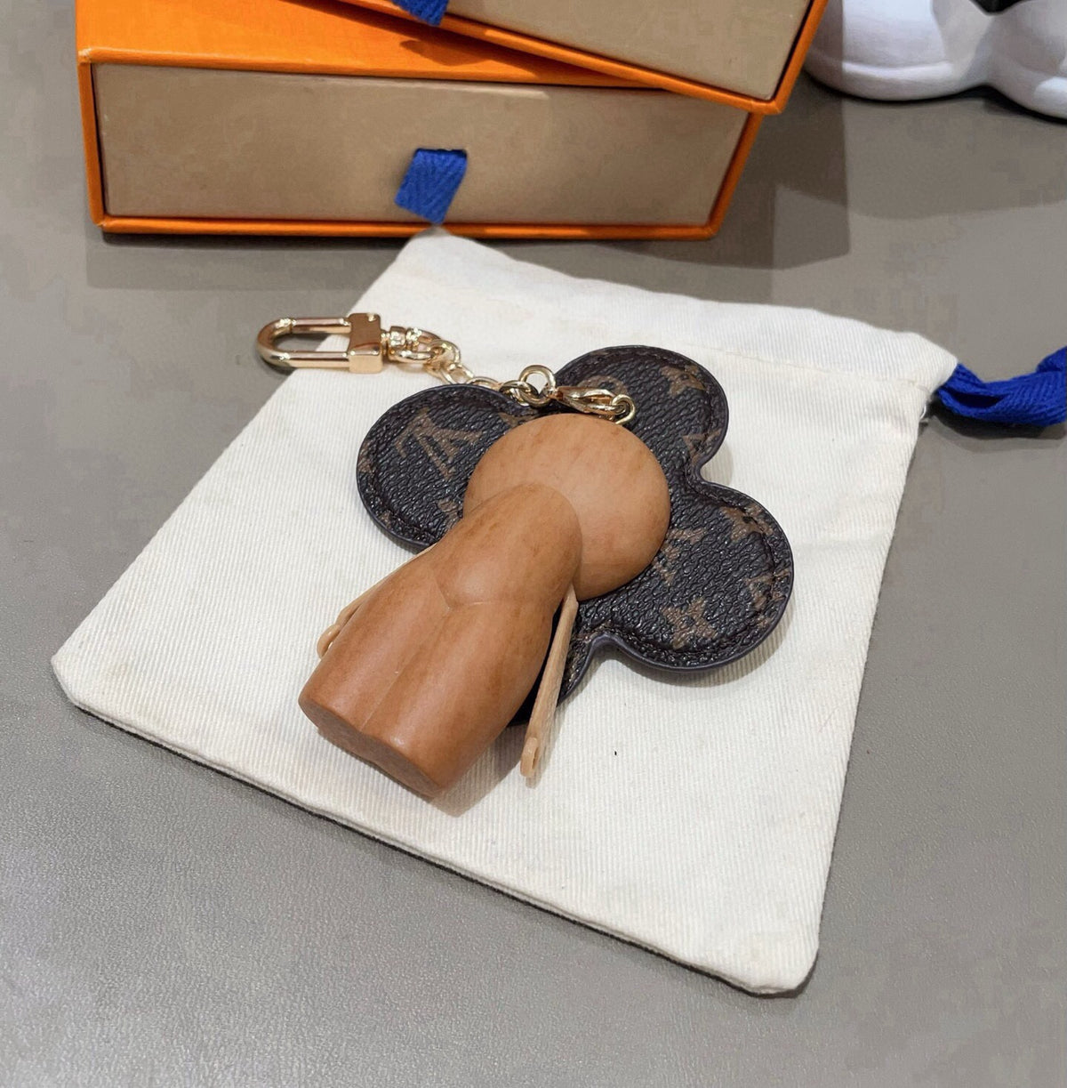 LOUIS VUITTON Bag Charm Keychain