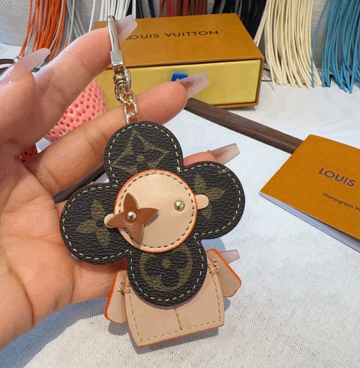 LOUIS VUITTON Bag Charm Keychain