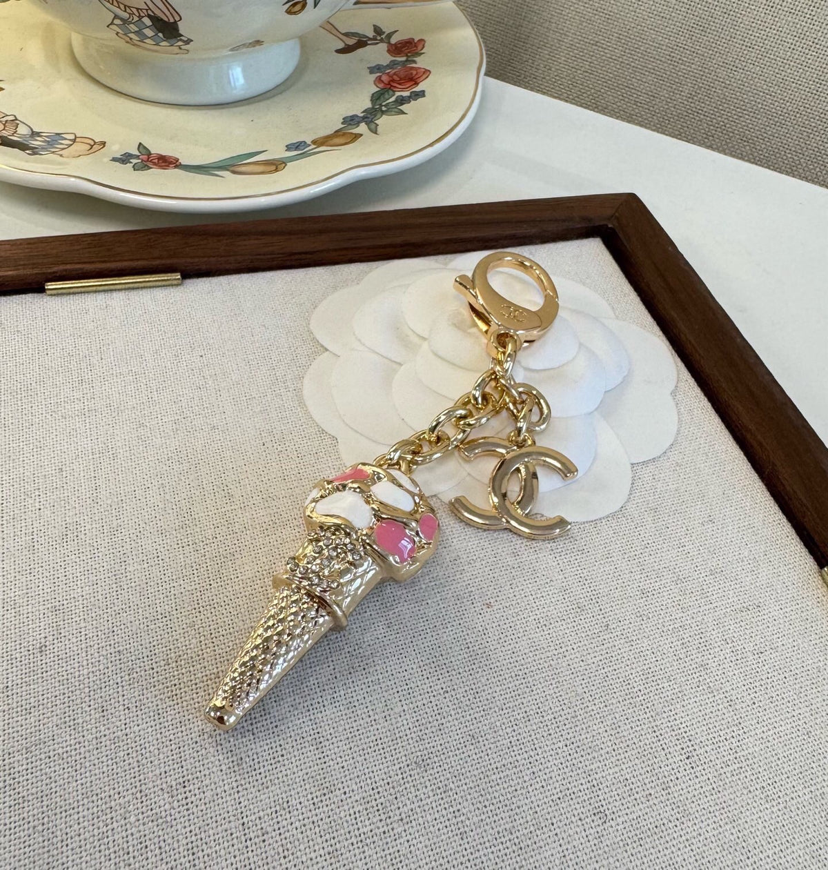 CHANEL Bag Charm Keychain