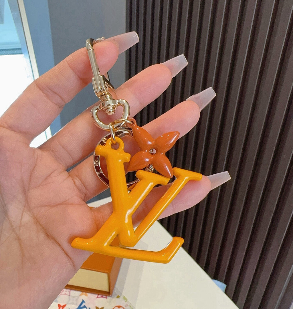 Leather Metal Keychain