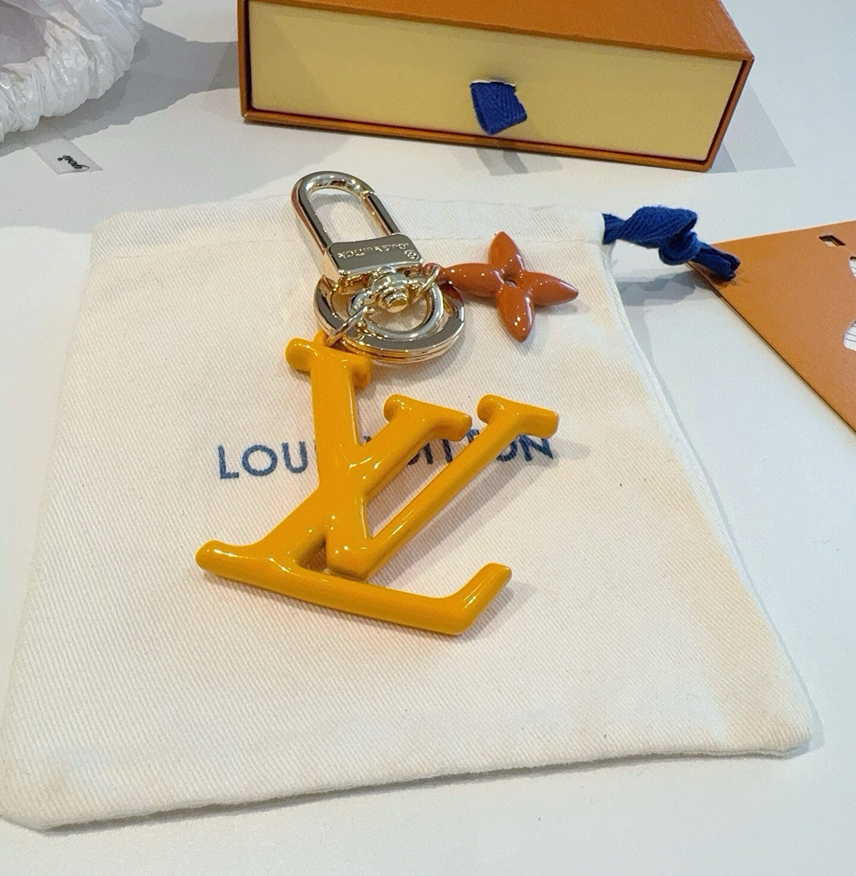 Leather Metal Keychain