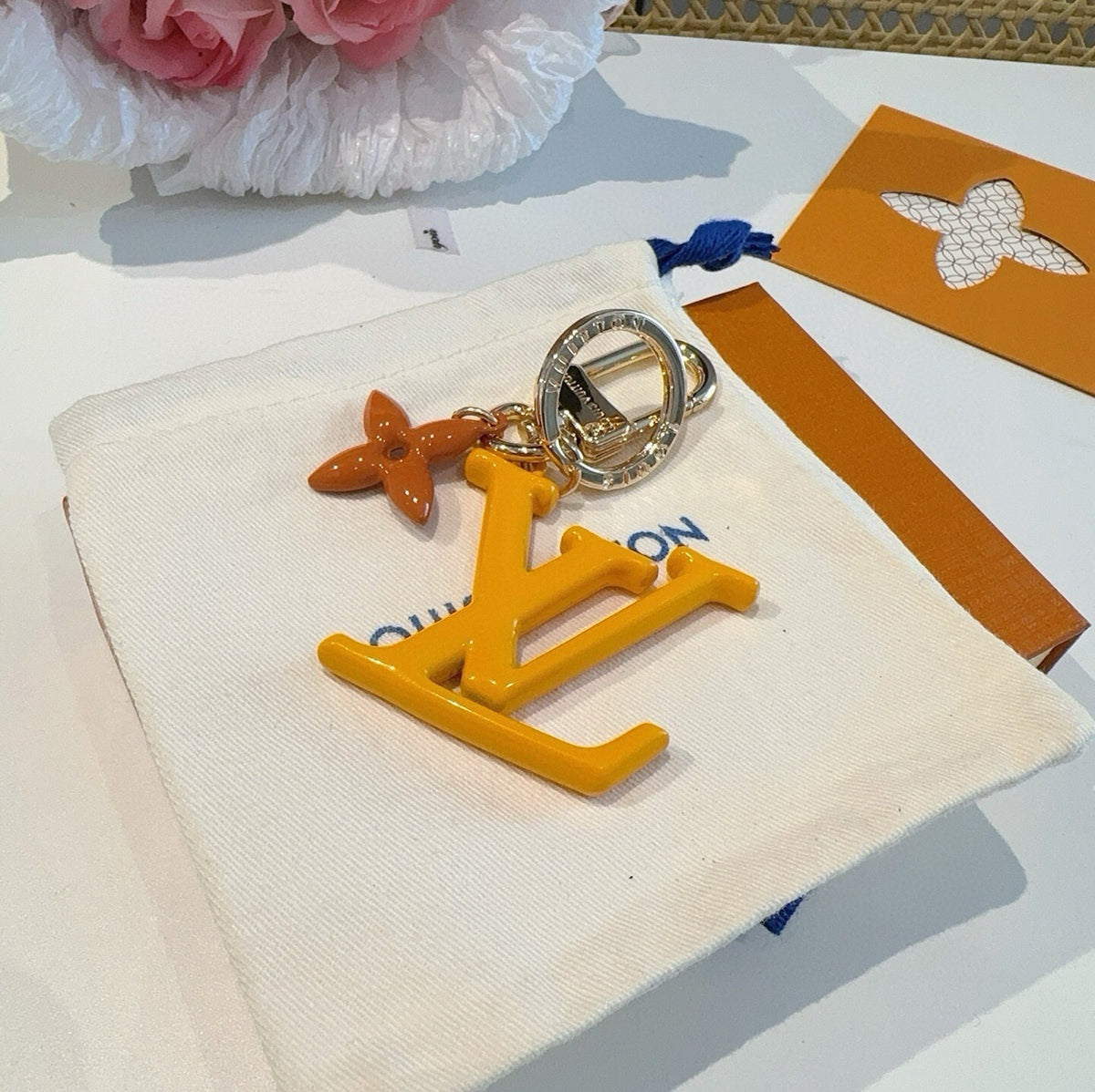 Leather Metal Keychain