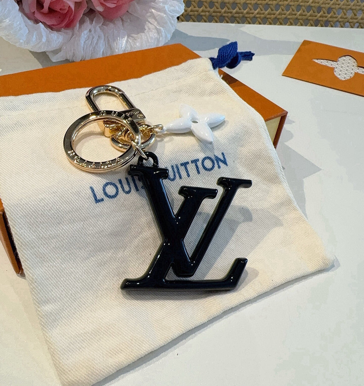 Leather Metal Keychain