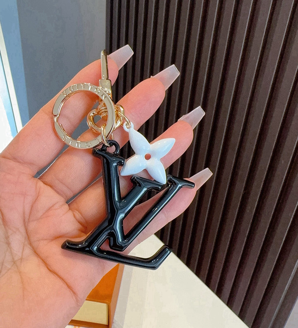 Leather Metal Keychain