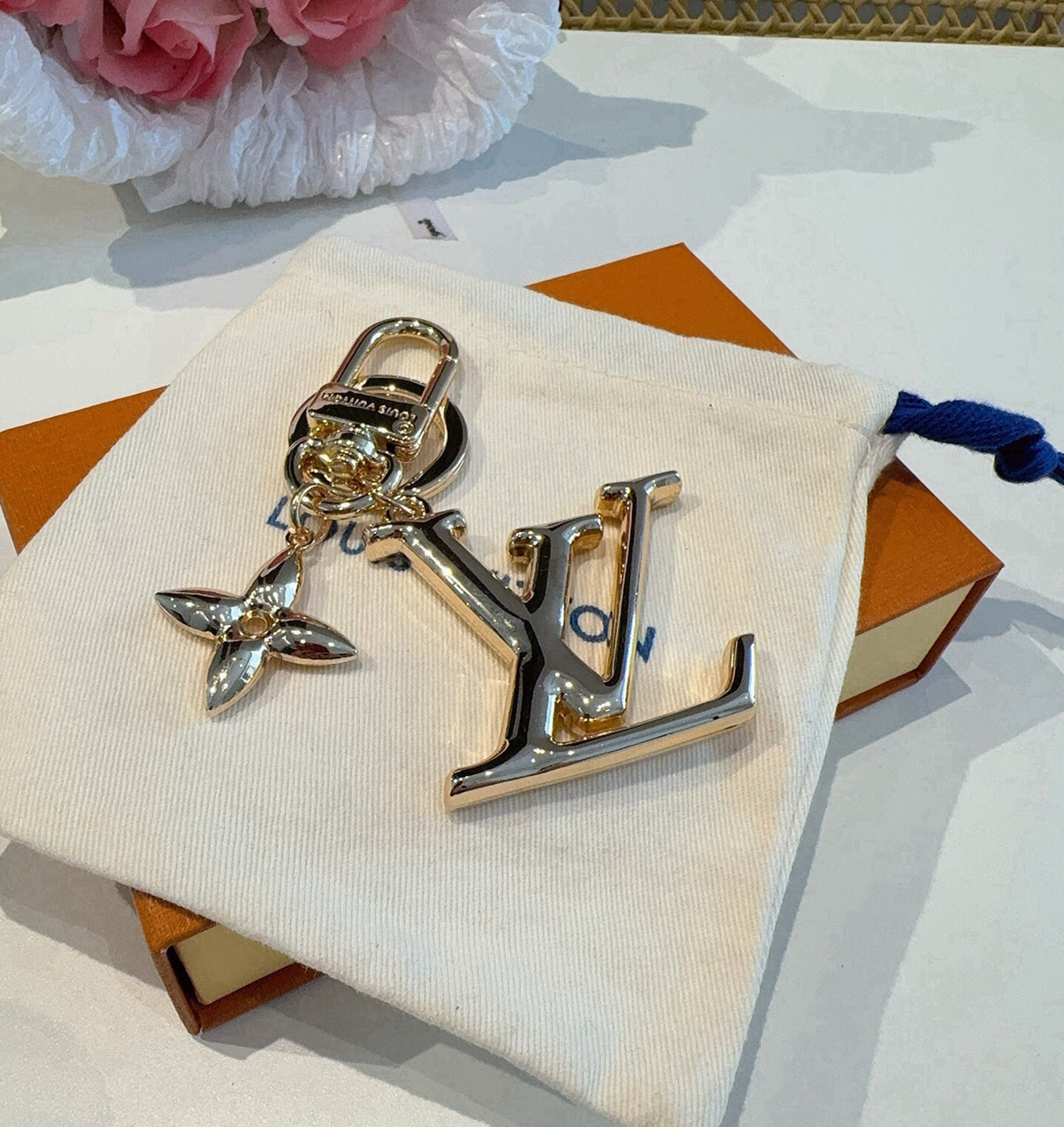 Leather Metal Keychain