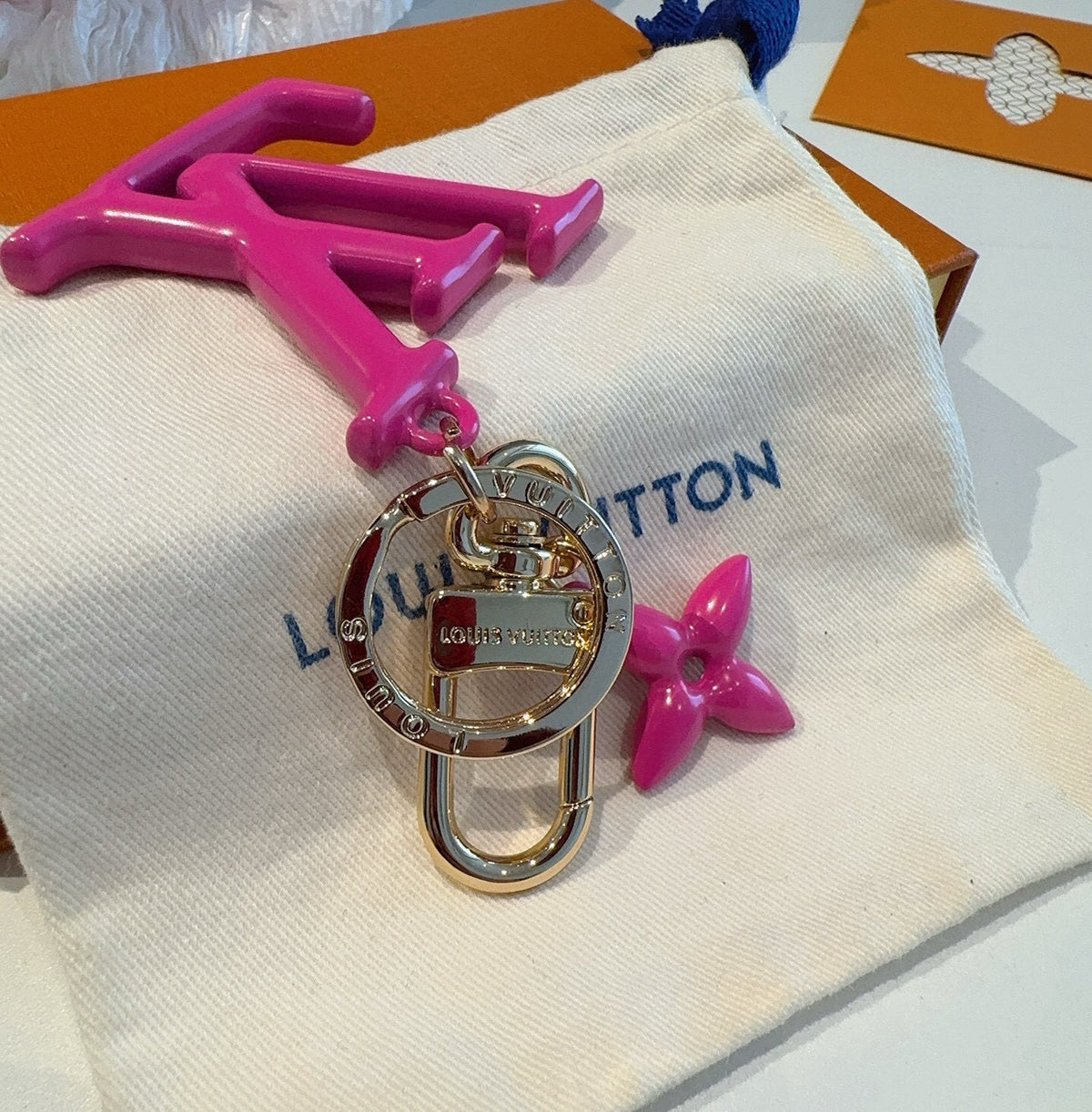 Leather Metal Keychain
