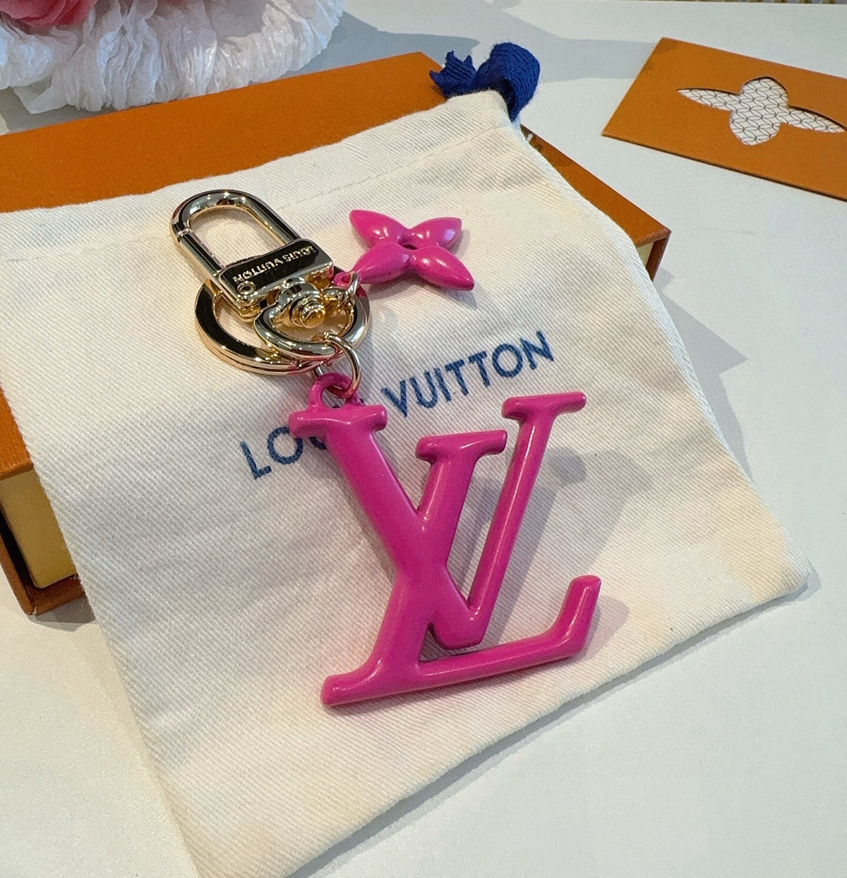Leather Metal Keychain