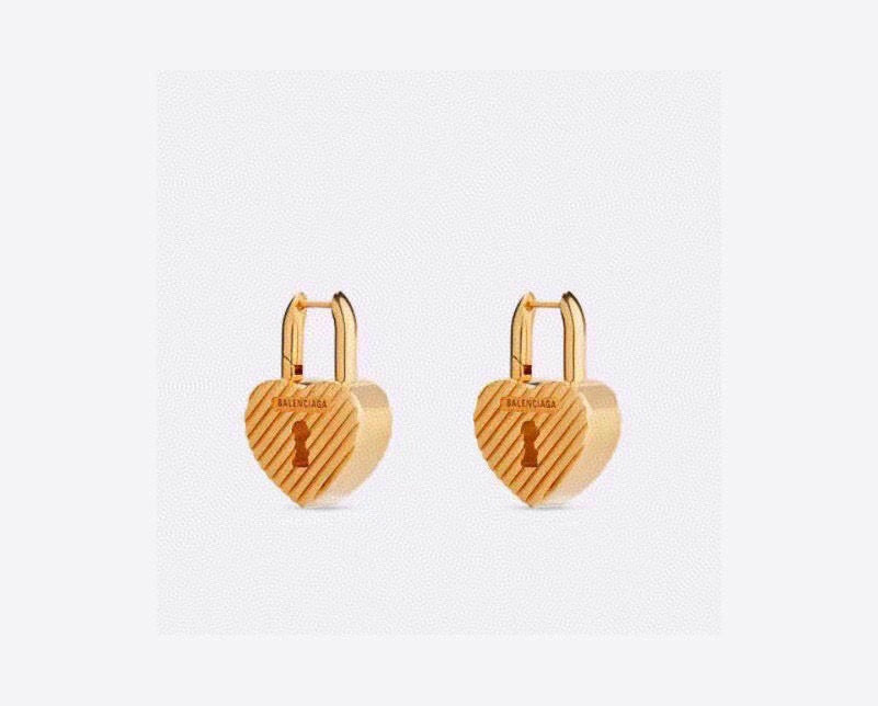 BALENCIAGA 18K Gold Earrings