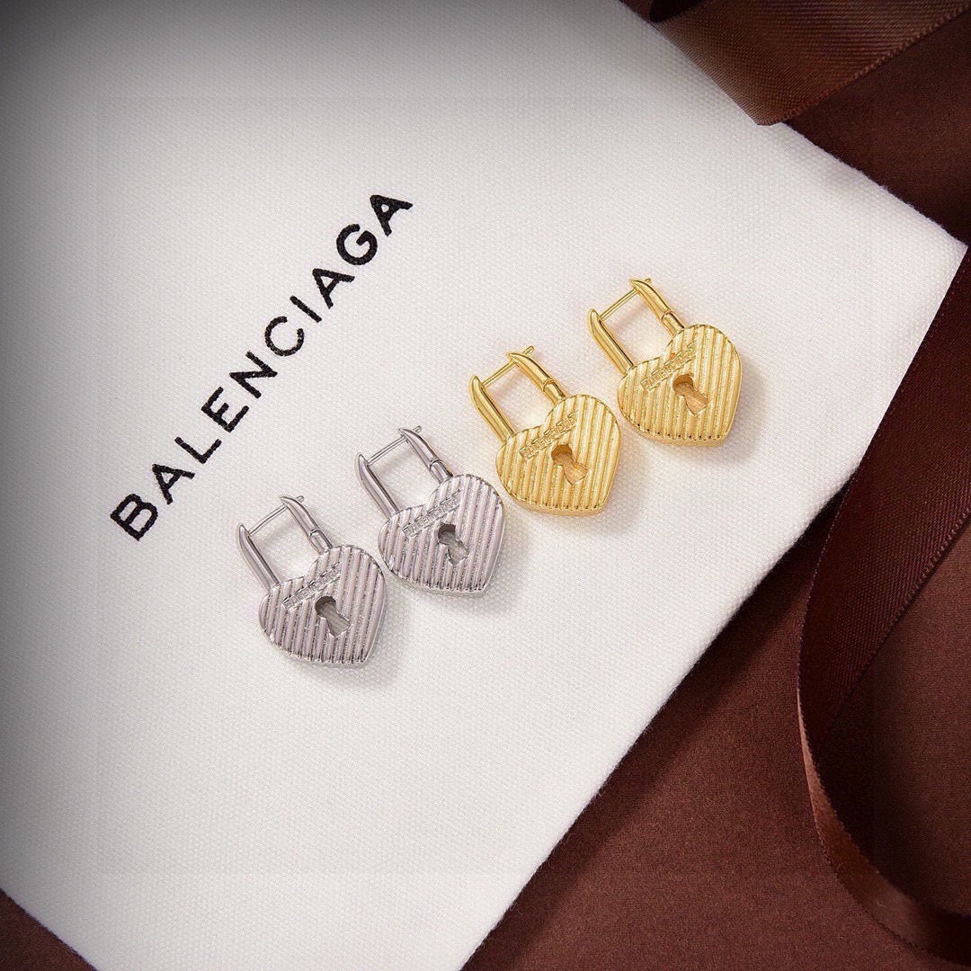 BALENCIAGA 18K Gold Earrings