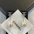 SWAROVSKI Pearl Crystal Double-C Earrings