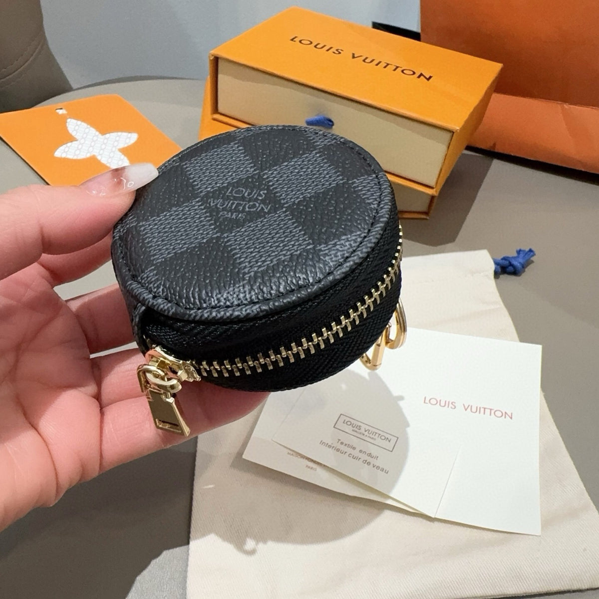 Canvas Bag Charm Keychain