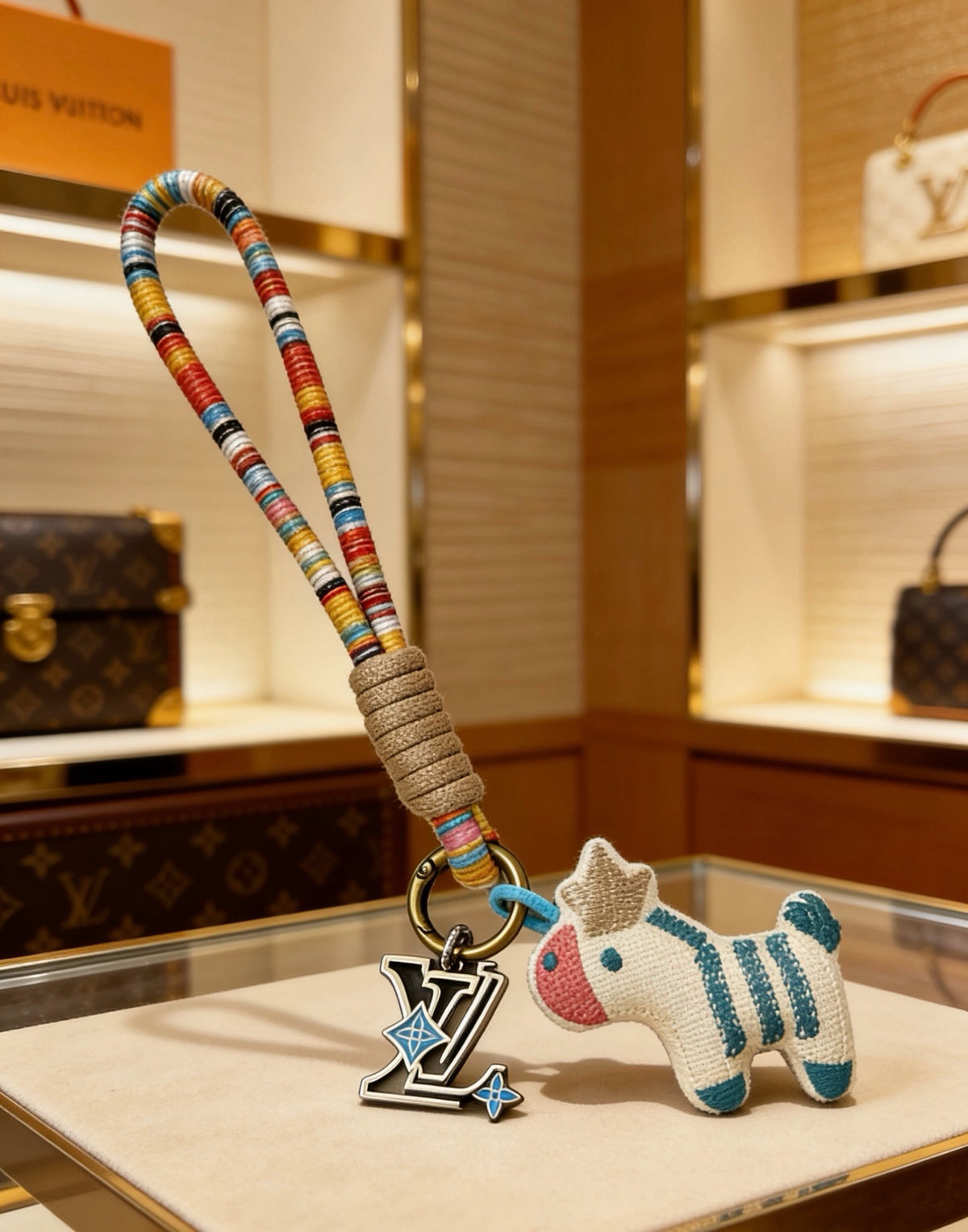 Bag Charm Keychain