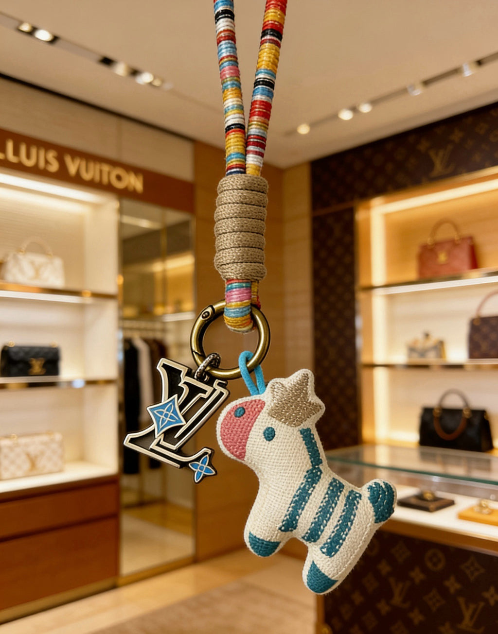 Bag Charm Keychain