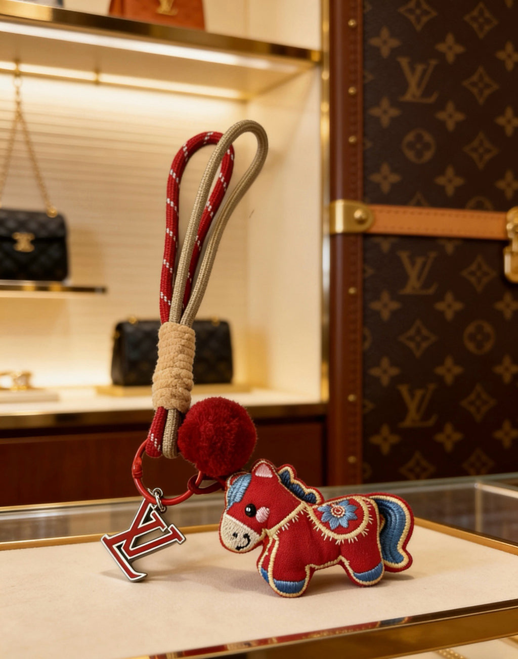 Bag Charm Keychain