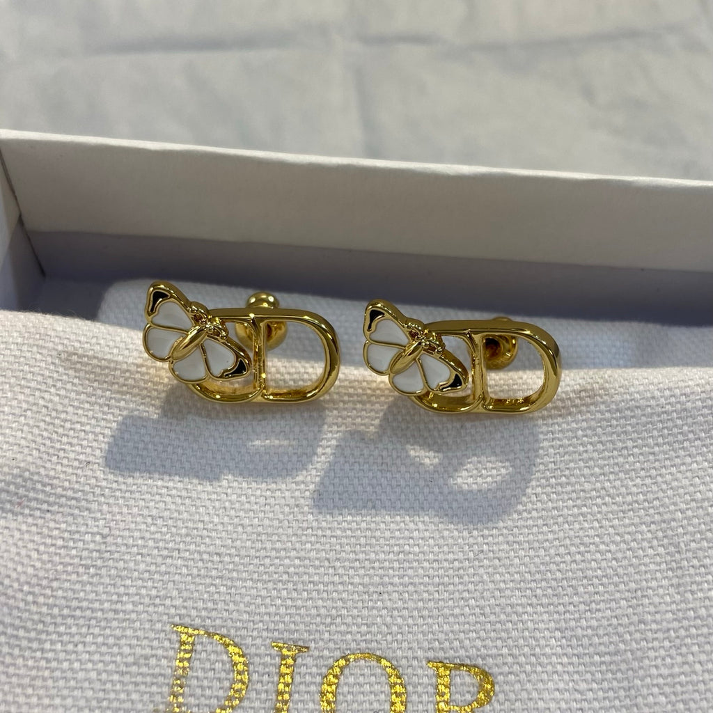 Enamel Mother-of-Pearl Earrings