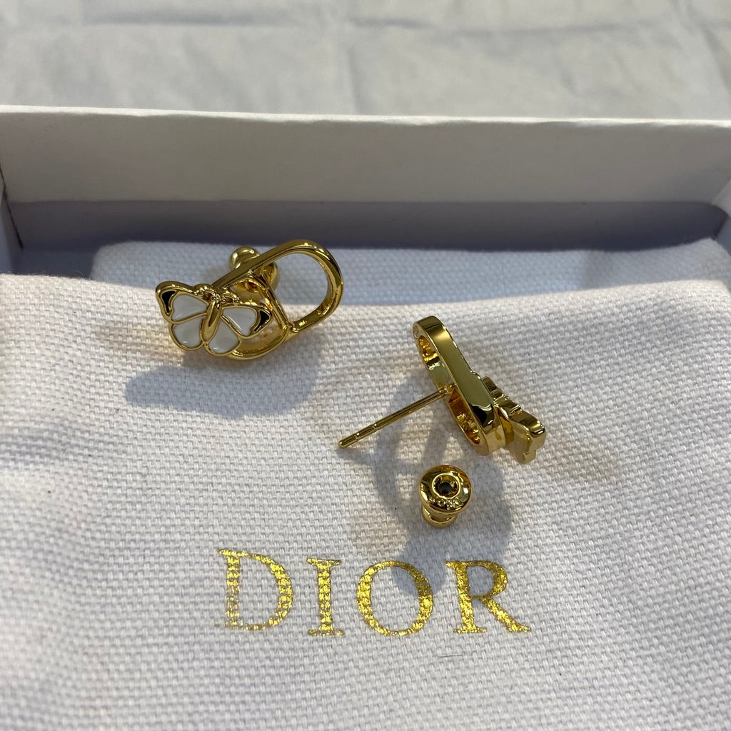 Enamel Mother-of-Pearl Earrings