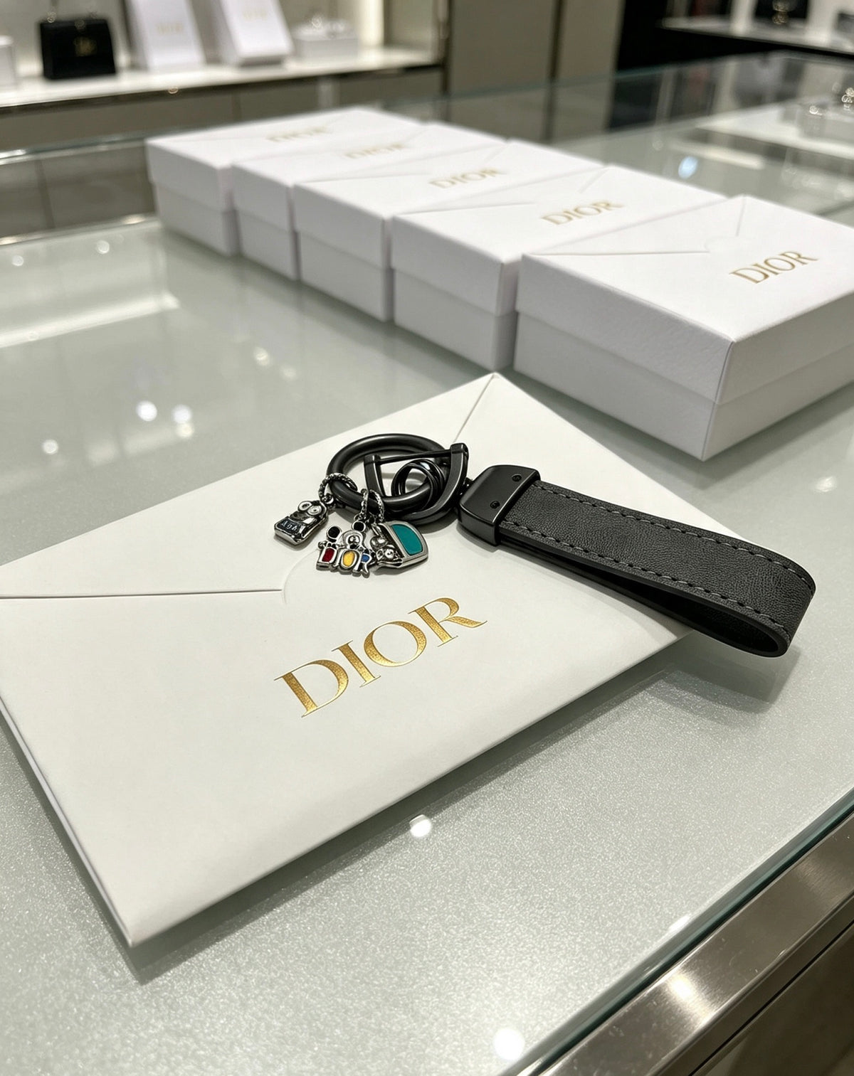 DIOR Bag Charm Keychain