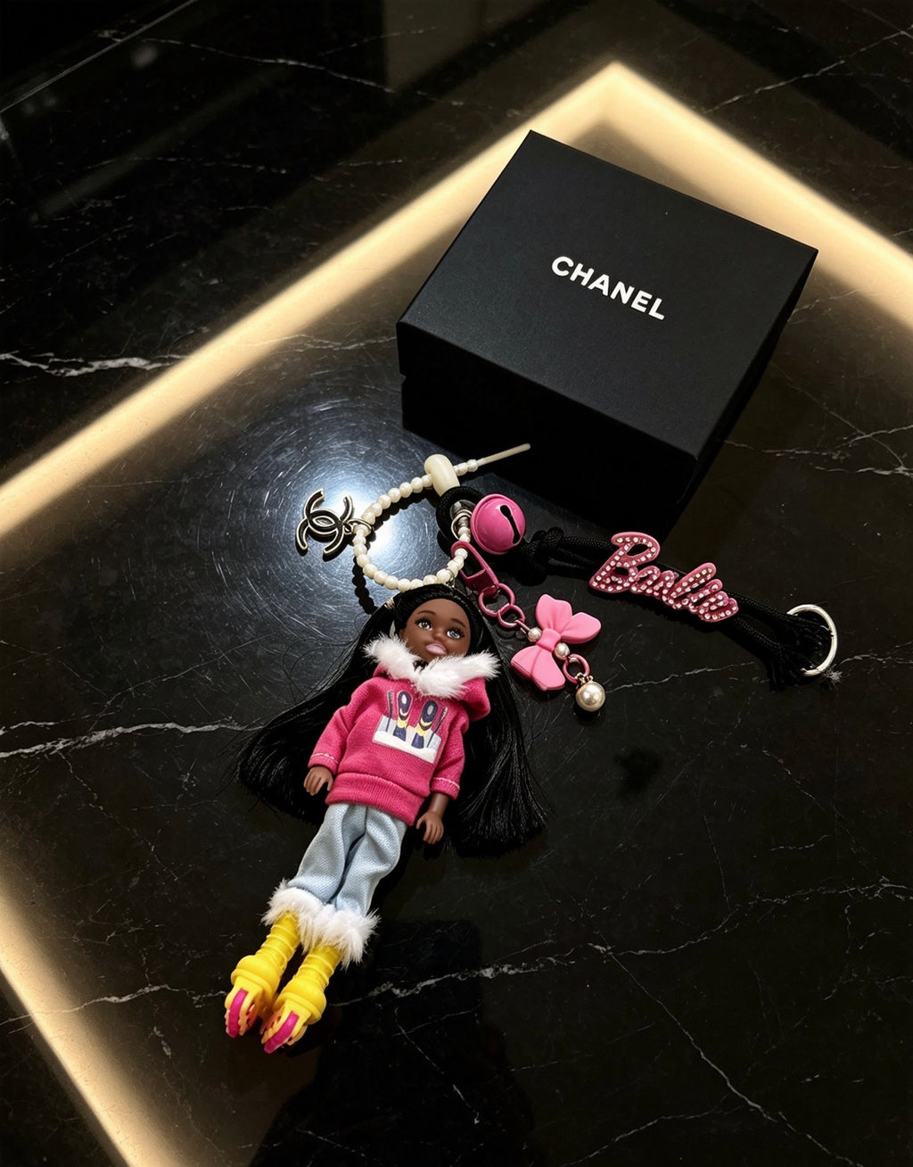 CHANEL Bag Charm Keychain