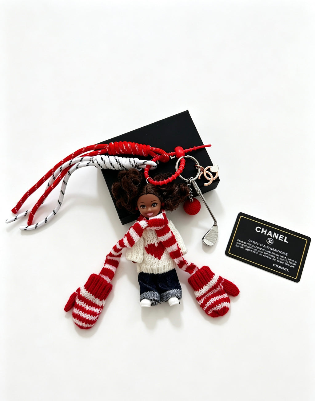 CHANEL Bag Charm Keychain