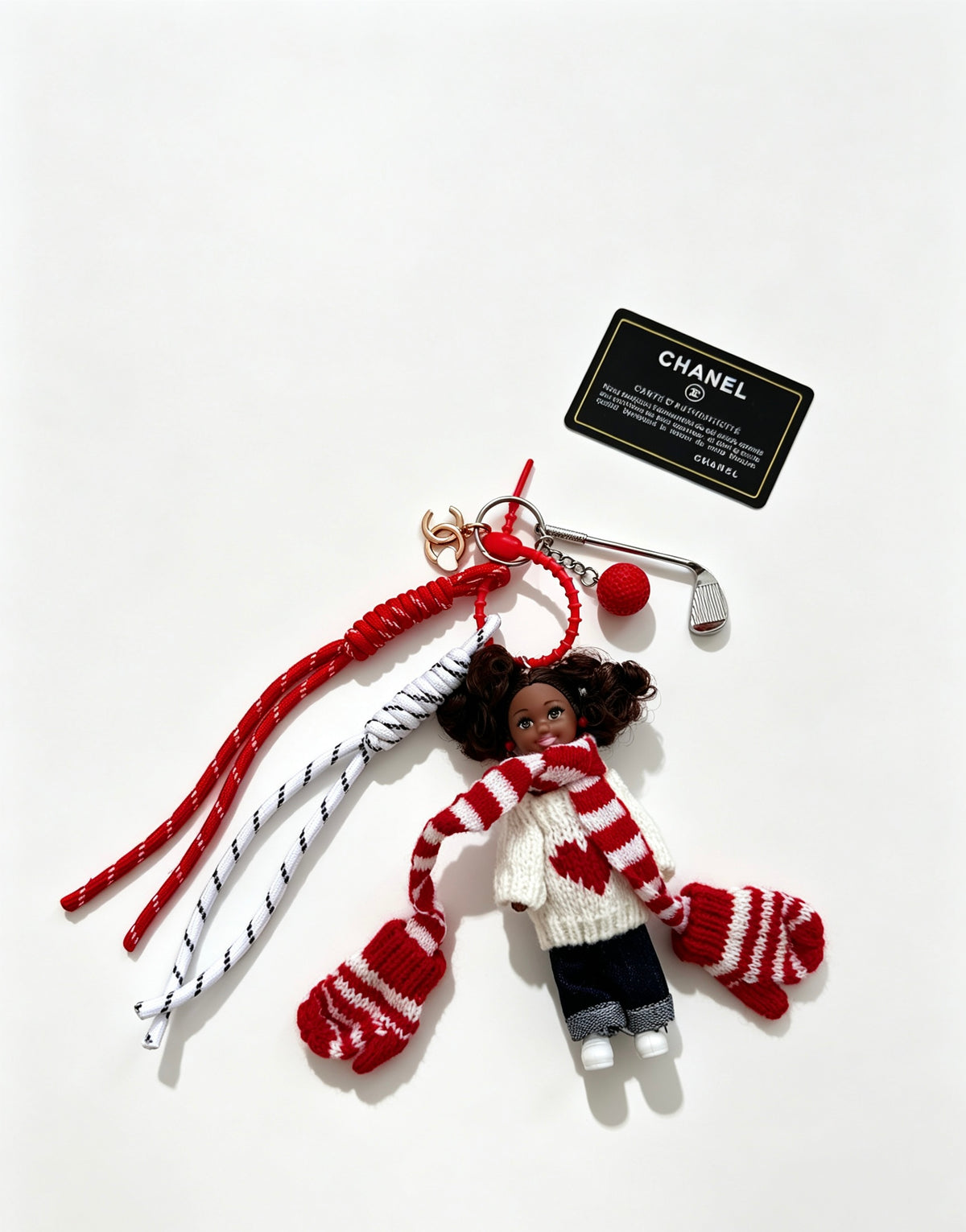 CHANEL Bag Charm Keychain