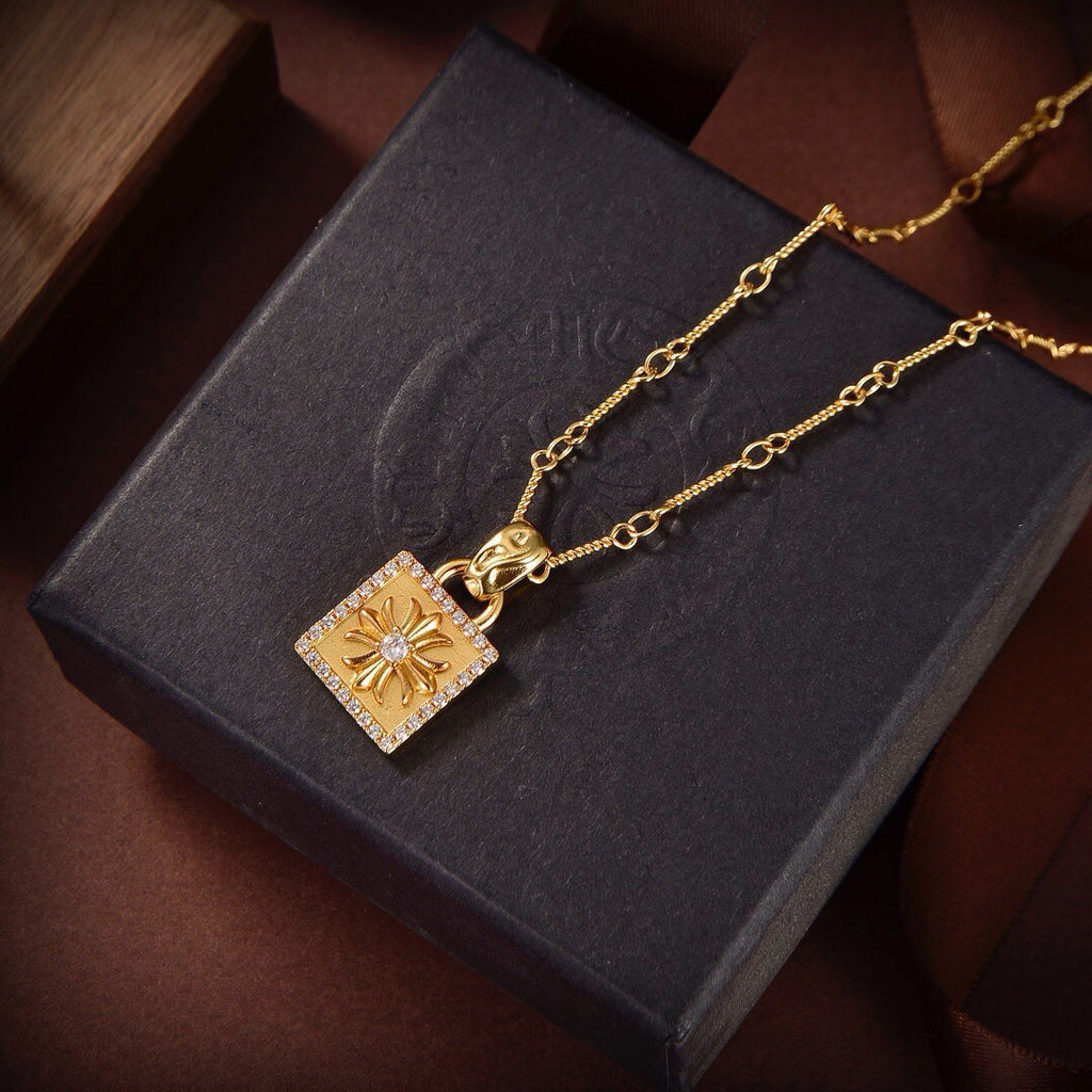 Crystal Cross Necklace