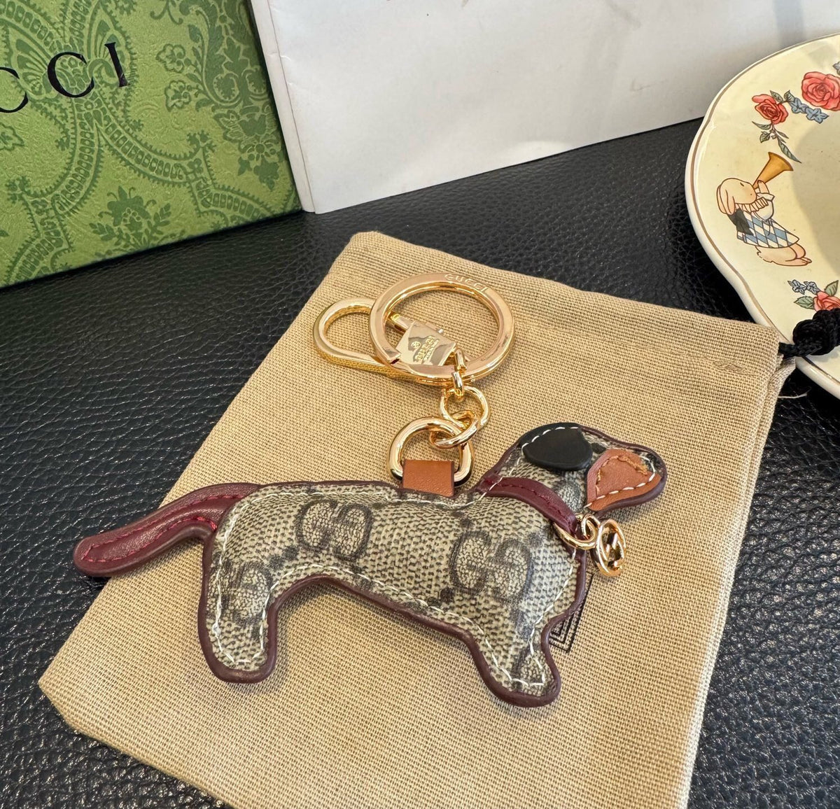 GUCCI Bag Charm Keychain